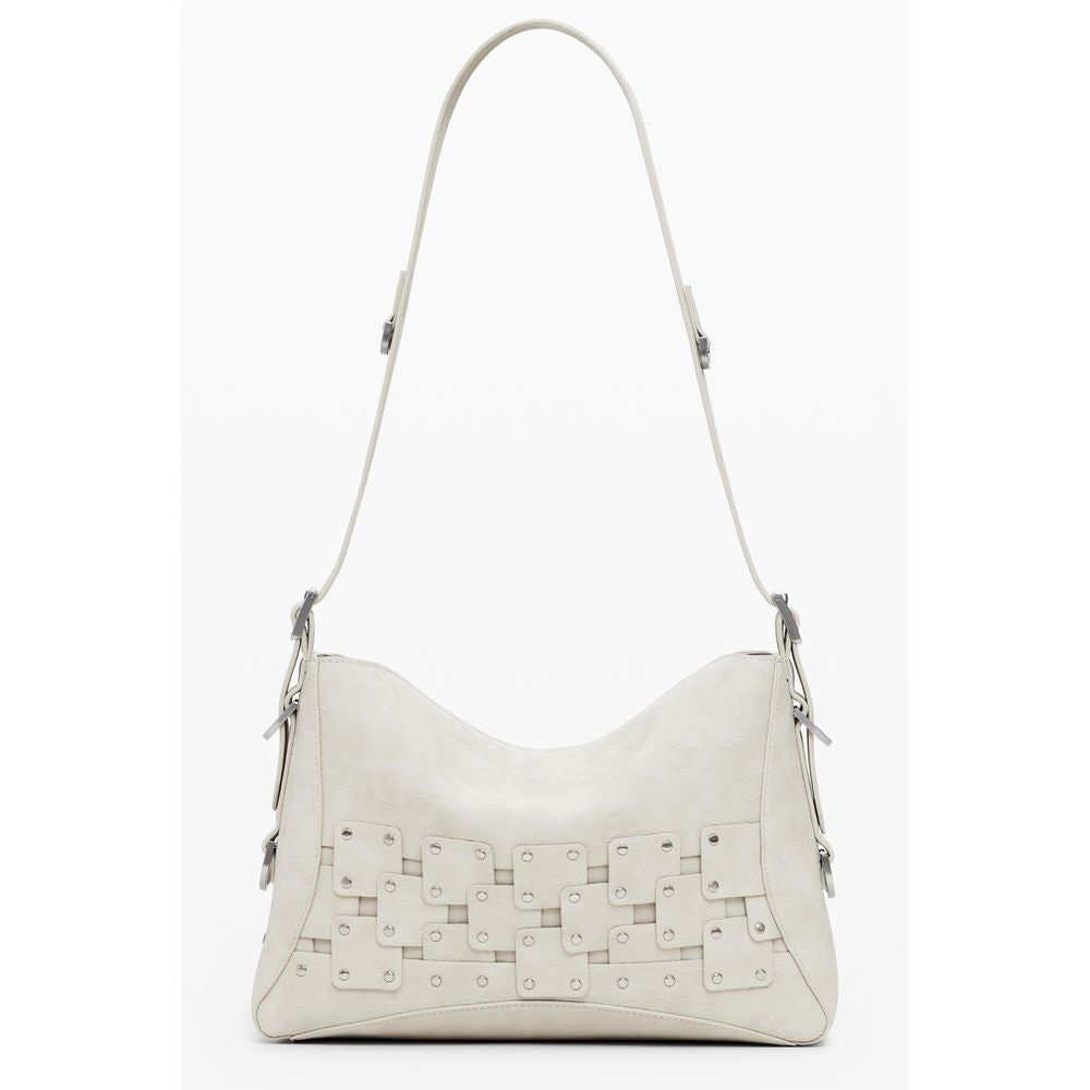 Desigual New Patch Beige Handbag for Women