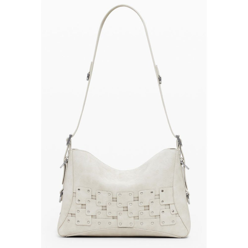 Desigual New Patch Beige Handbag for Women