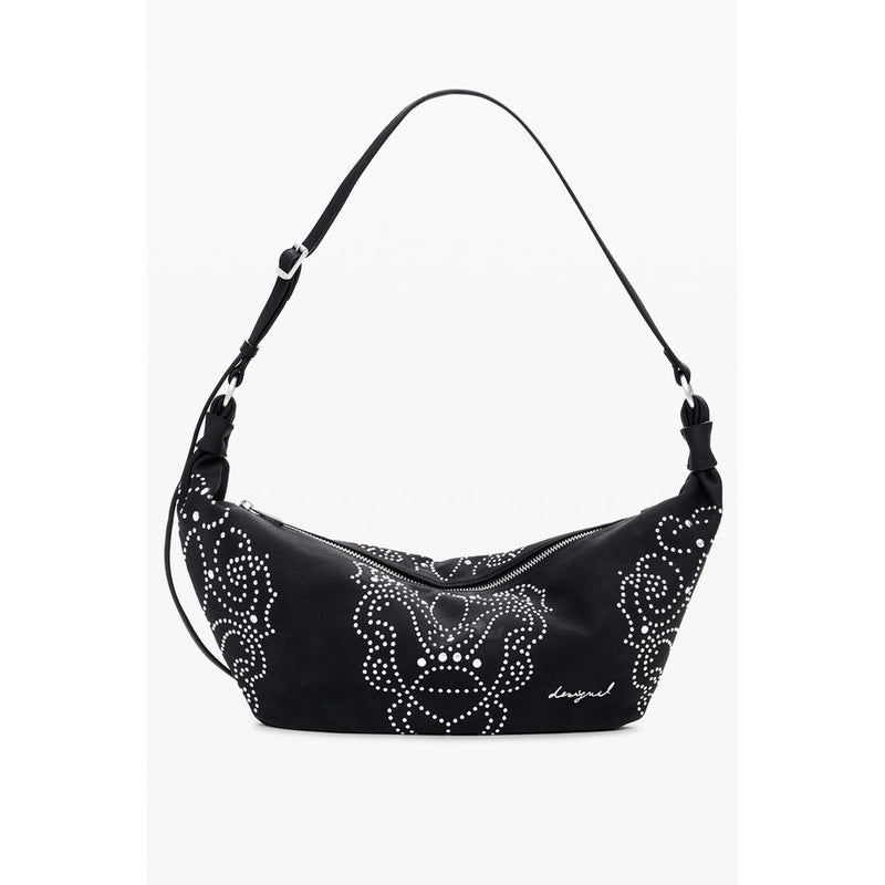 Desigual MUNSTER POKER FACE BAG - Sac à main en Polyéthylène Noir