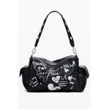 Desigual Munster Poker Face Black Handbag for Women