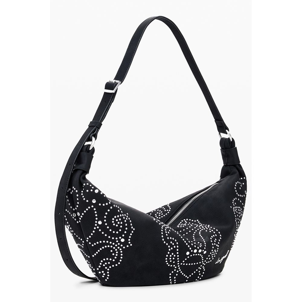 Desigual MUNSTER POKER FACE BAG - Black Polyethylene Handbag