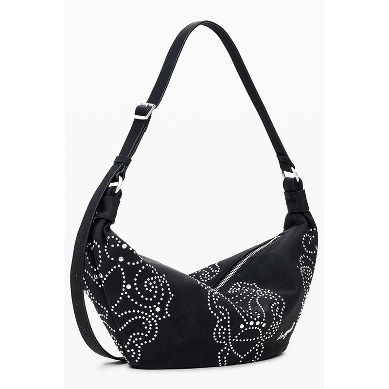 Desigual MUNSTER POKER FACE BAG - Sac à main en Polyéthylène Noir