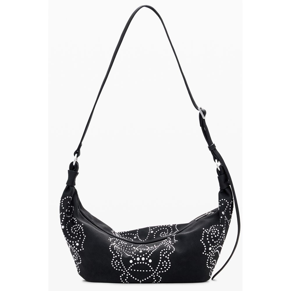 Desigual MUNSTER POKER FACE BAG - Black Polyethylene Handbag