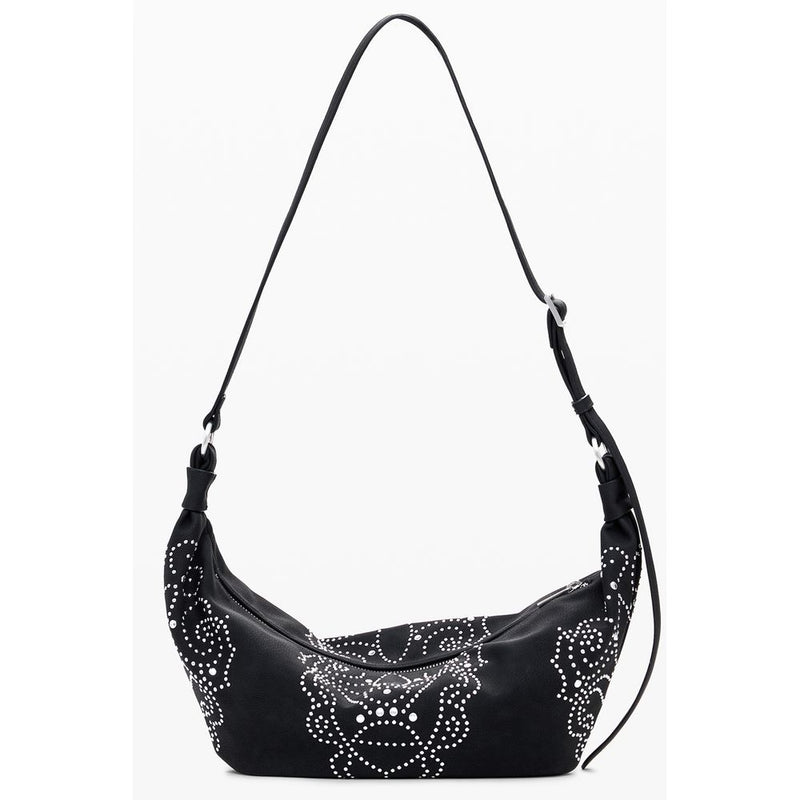 Desigual MUNSTER POKER FACE BAG - Sac à main en Polyéthylène Noir