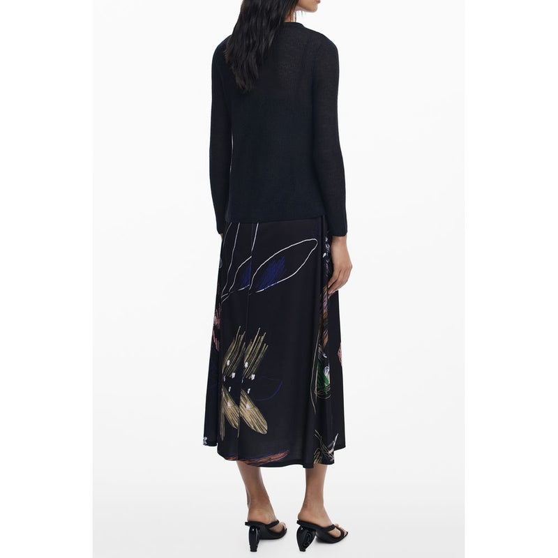 Robe Longue Desigual Kala - Noir en Polyester pour Femme