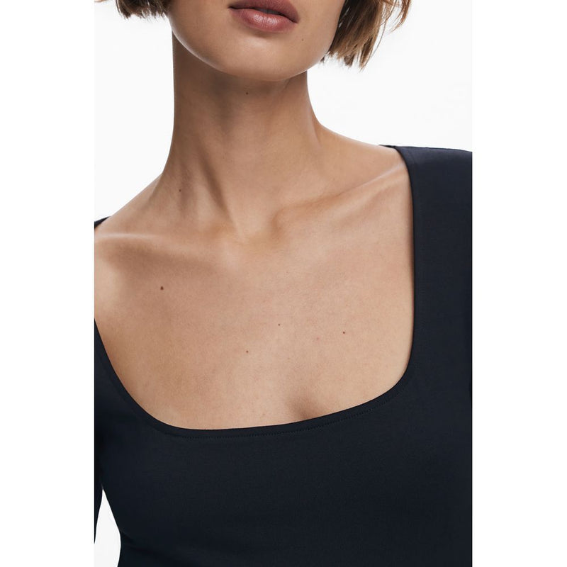 Robe Longue en Coton Desigual LIRIO Noire pour Femme