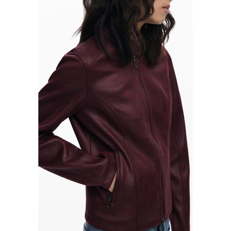 Desigual CHAQ BASIC Red Polyester Women Jacket