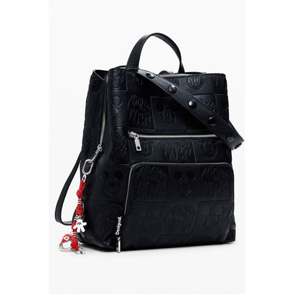 Sac à dos pour femme en polyéthylène noir Desigual