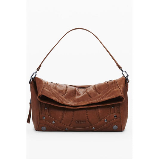 Sac à main pour femme en polyéthylène brun Desigual