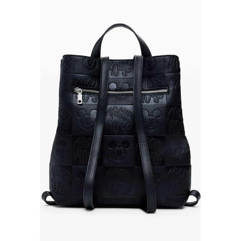 Sac à dos pour femme en polyéthylène noir Desigual