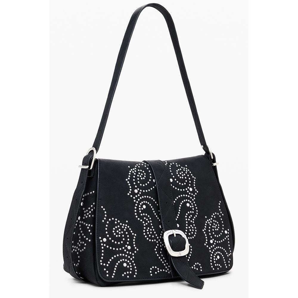 Desigual Poker Face Posadas Black Handbag for Women