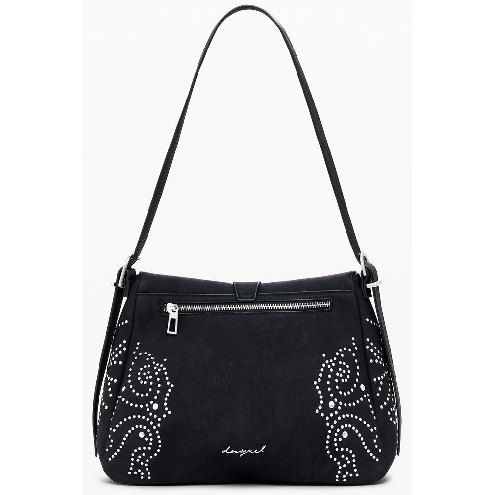 Desigual Poker Face Posadas Black Handbag for Women