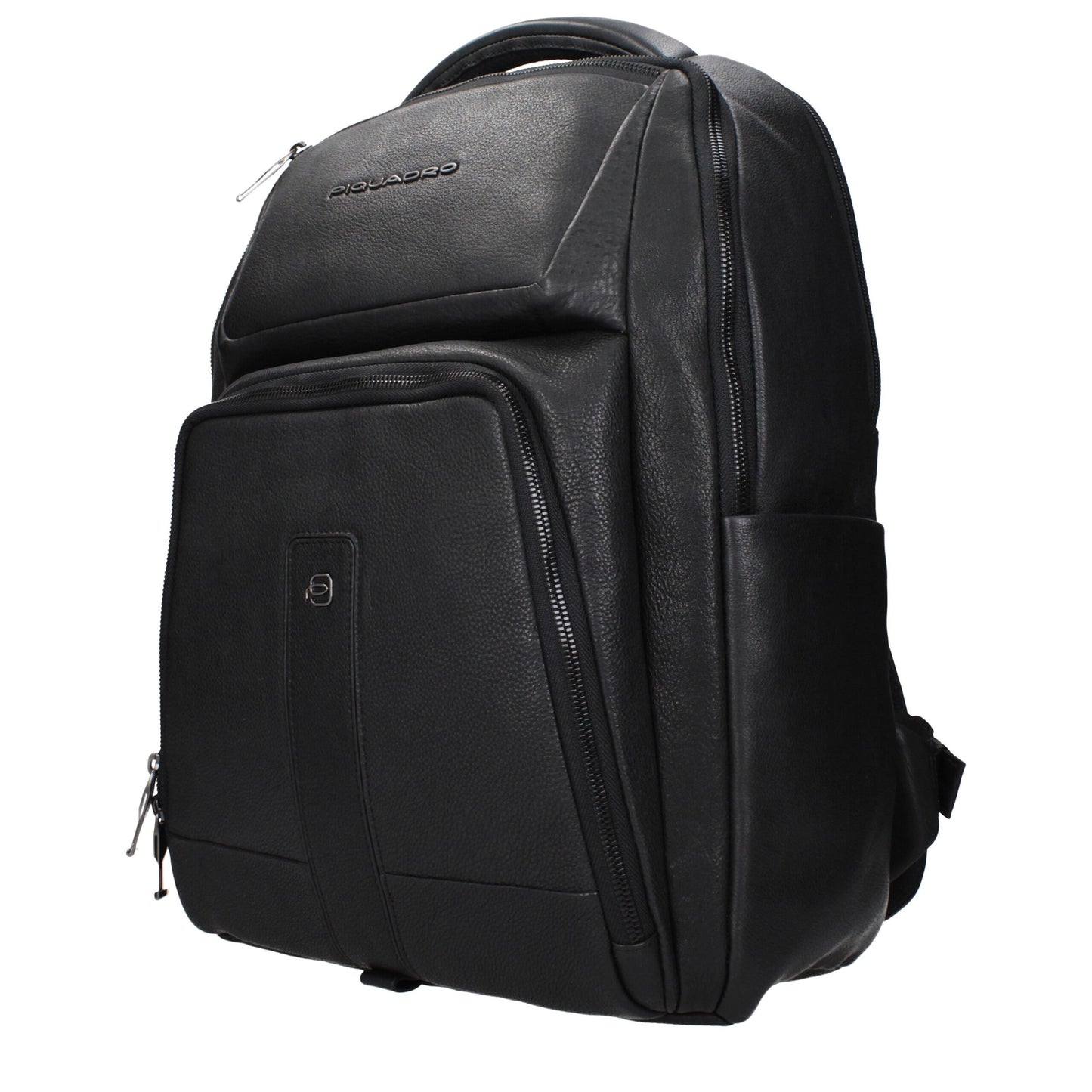 Sacs à dos en cuir noir Piquadro