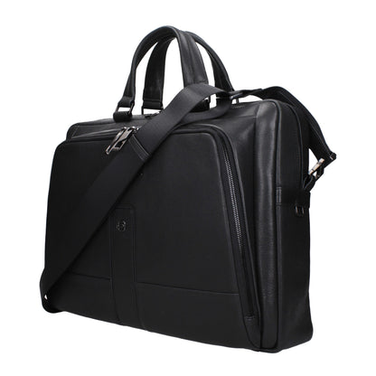 Sacs à main et sacs pour ordinateur portable en cuir noir Piquadro