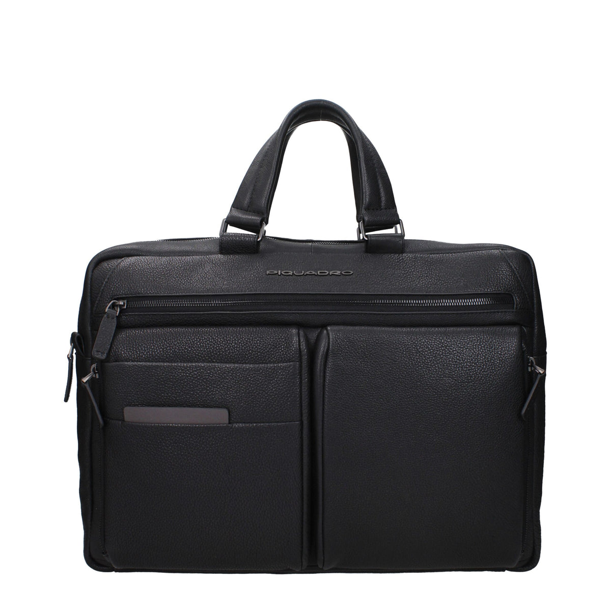 Piquadro Sac en Cuir Noir pour Professionnels et Ordinateurs