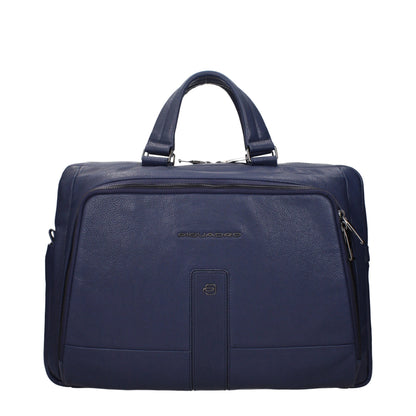 Sacs à main et sacs pour ordinateur portable en cuir bleu Piquadro