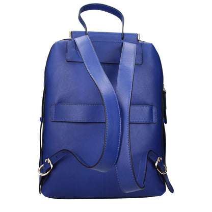 Sacs à dos en cuir bleu Piquadro