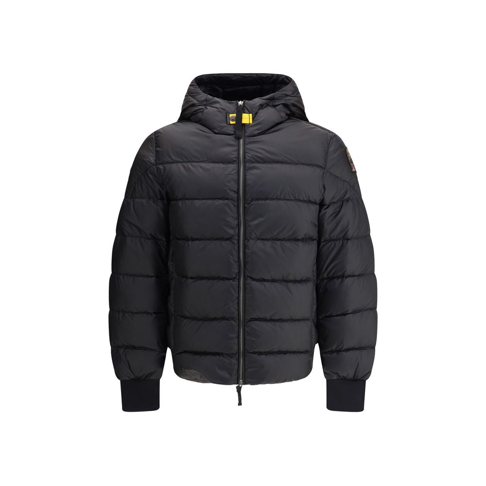 Parajumpers Pharrell Down Jacket - Black Polyamide Coat for Men