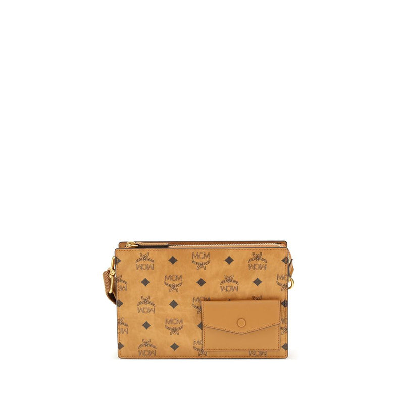 MCM Aren Canvas Shoulder Bag - Élégance et Fonctionnalité