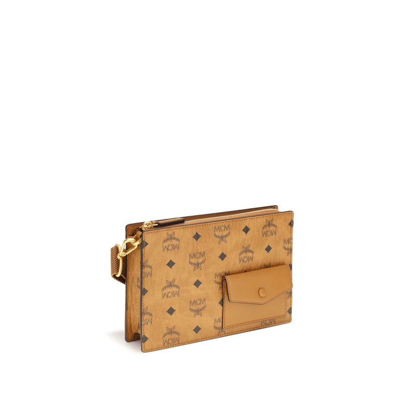 MCM Aren Canvas Shoulder Bag - Élégance et Fonctionnalité
