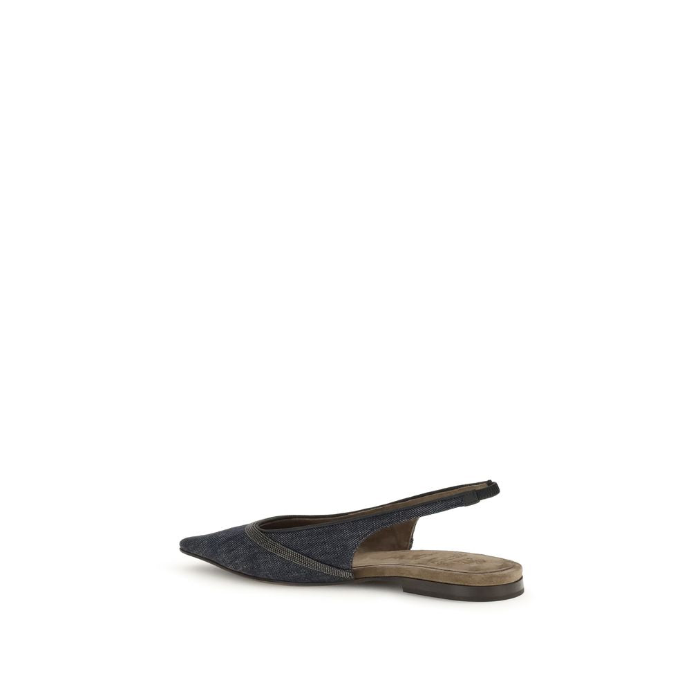 Bellys Brunello Cucinelli en jean à bride arrière