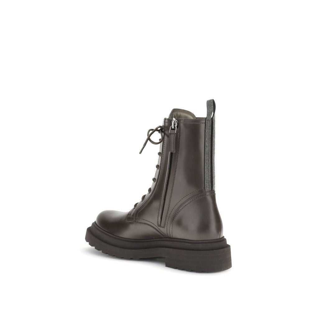 Bottes en cuir Brunello Cucinelli
