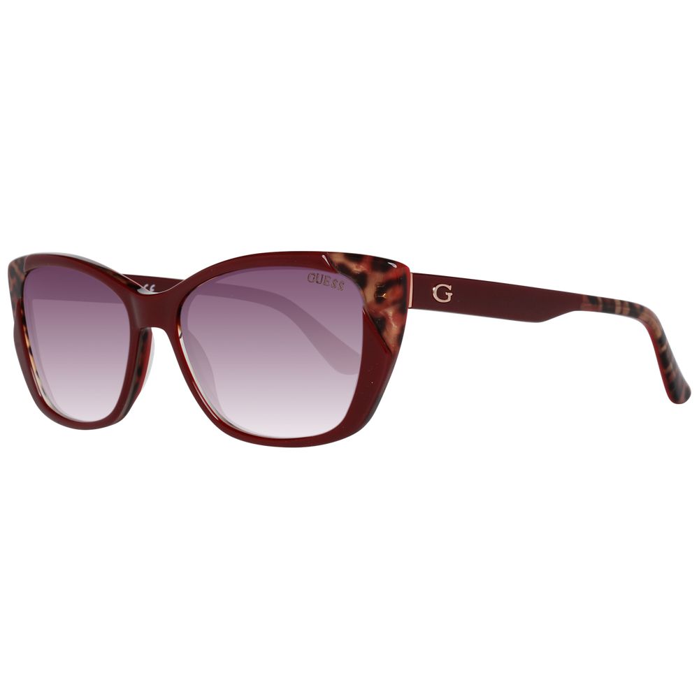 Lunettes de soleil Guess pour femme, couleur bordeaux