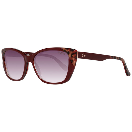 Lunettes de soleil Guess pour femme, couleur bordeaux