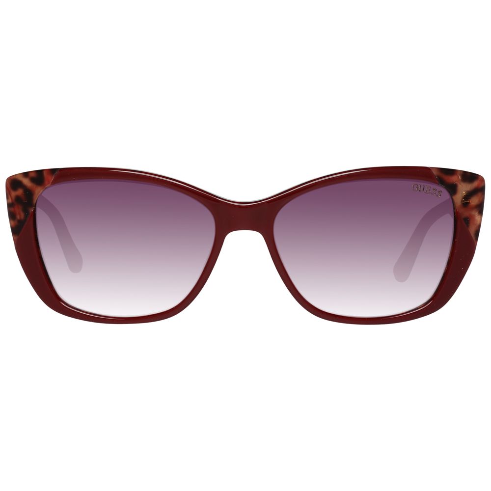 Lunettes de soleil Guess pour femme, couleur bordeaux