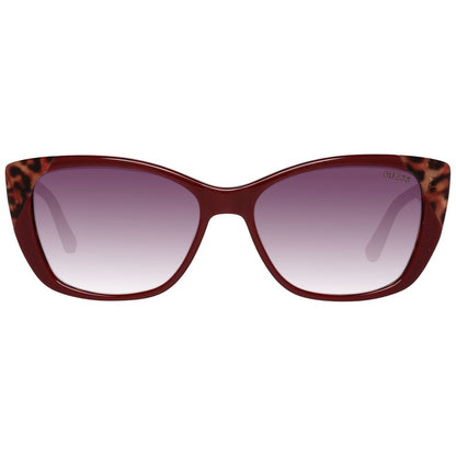 Lunettes de soleil Guess pour femme, couleur bordeaux