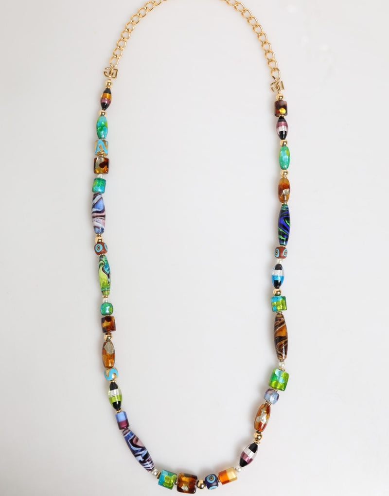 Collier en Verre de Murano Multicolore Dolce & Gabbana