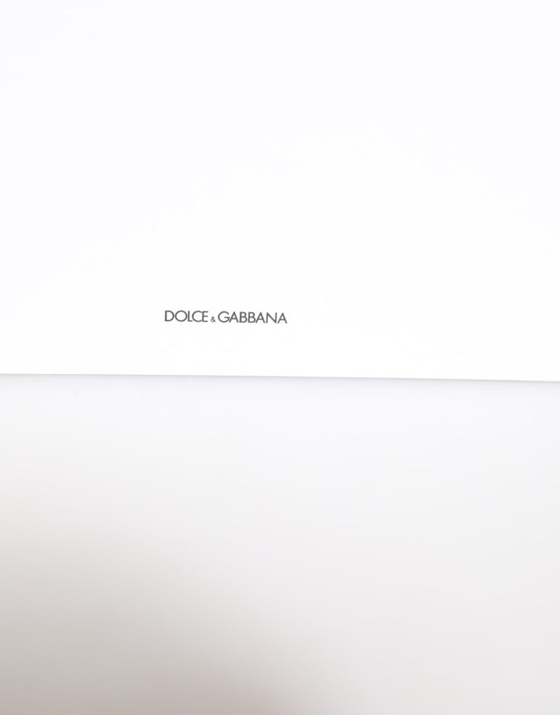 Dolce & Gabbana Multicolor Leopard Print Envelope Post Card Holder