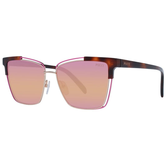 Lunettes de soleil marron pour femme Emilio Pucci