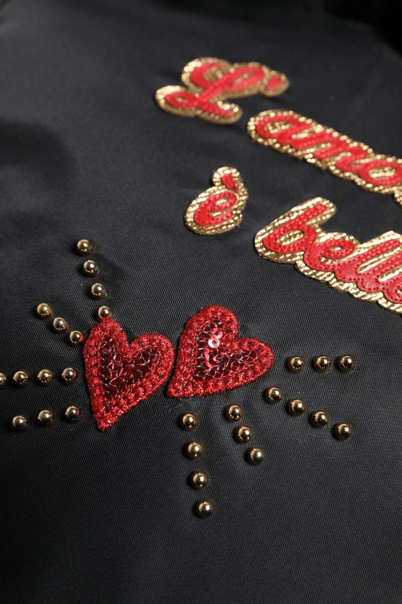 Sac à dos pour enfants Dolce & Gabbana Black Heart L'Amore