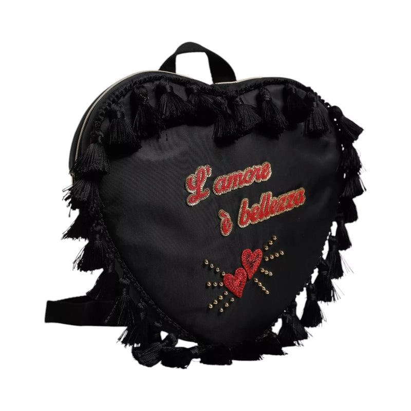 Sac à dos pour enfants Dolce & Gabbana Black Heart L'Amore