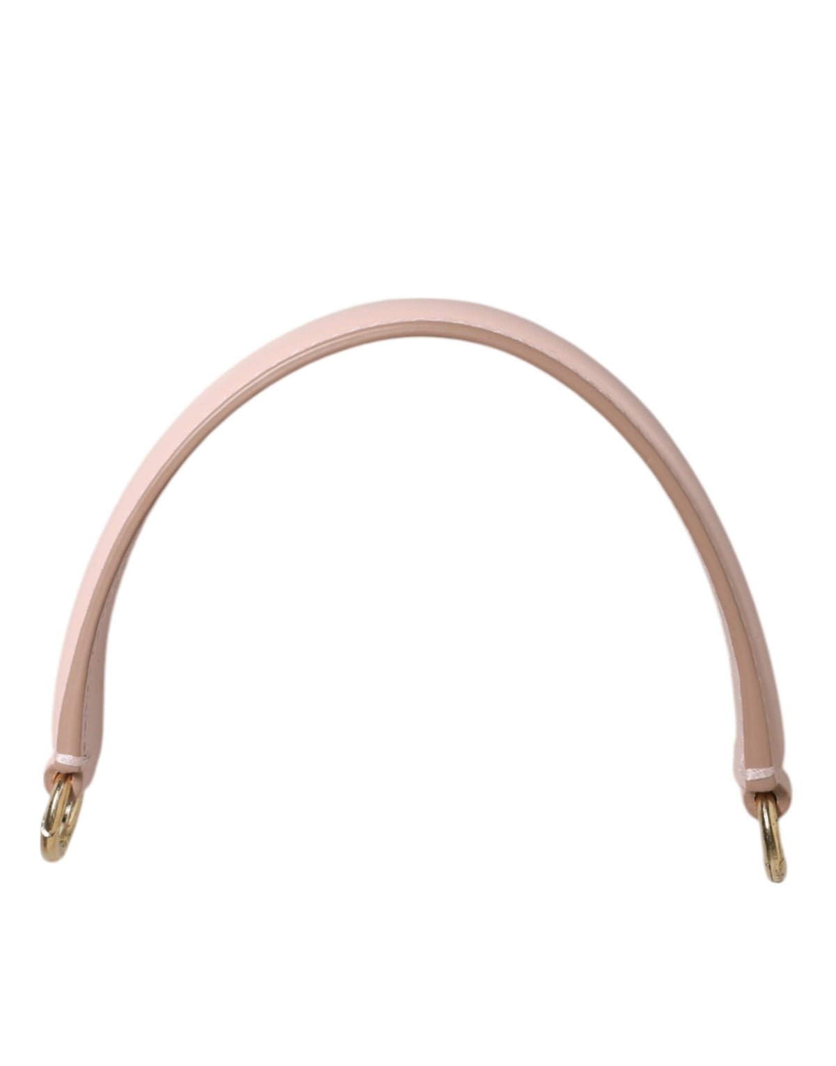 Dolce & Gabbana Pink Leather Shoulder Strap with Gold Tone Hardware