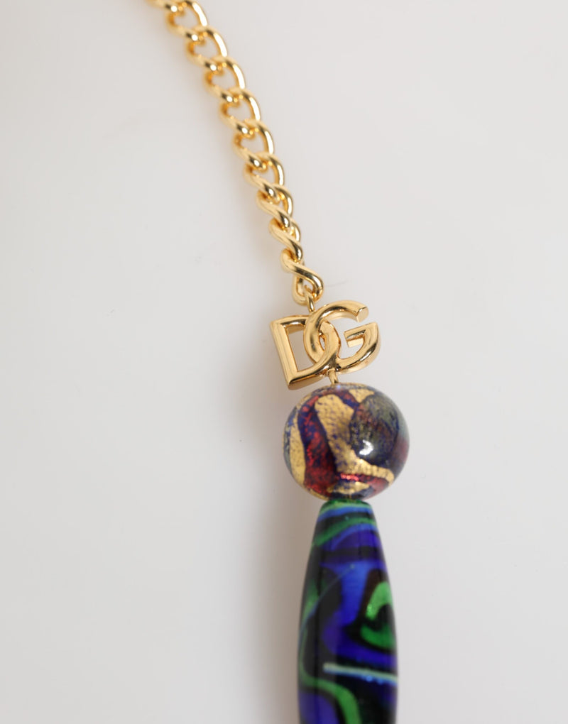 Collier en Verre de Murano Multicolore Dolce & Gabbana