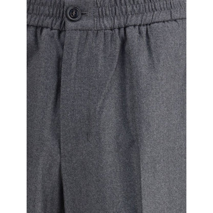Pantalon en laine vierge Ami Paris