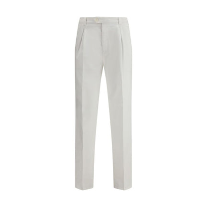 Pantalon en gabardine de coton Brunello Cucinelli