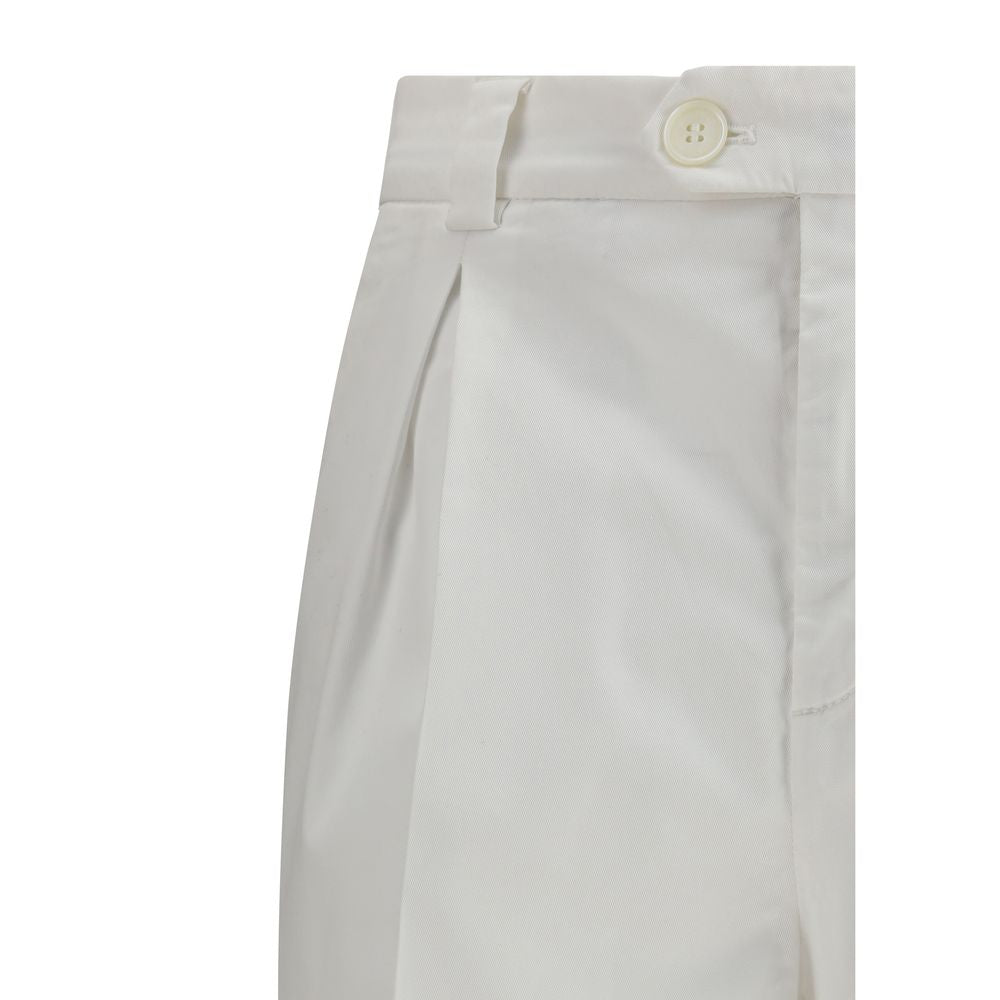 Pantalon en gabardine de coton Brunello Cucinelli