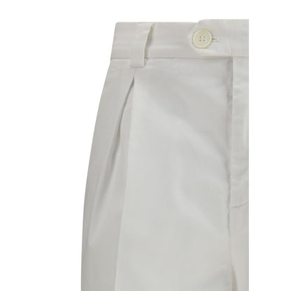 Pantalon en gabardine de coton Brunello Cucinelli