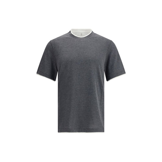 Brunello Cucinelli T-shirt van zijde