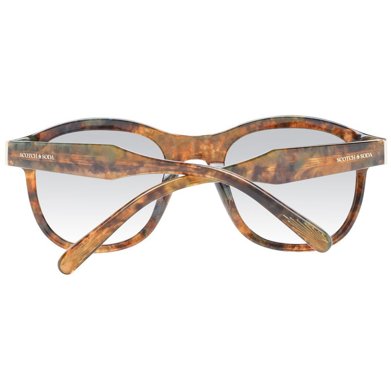 Lunettes de soleil pour homme marron Scotch & Soda