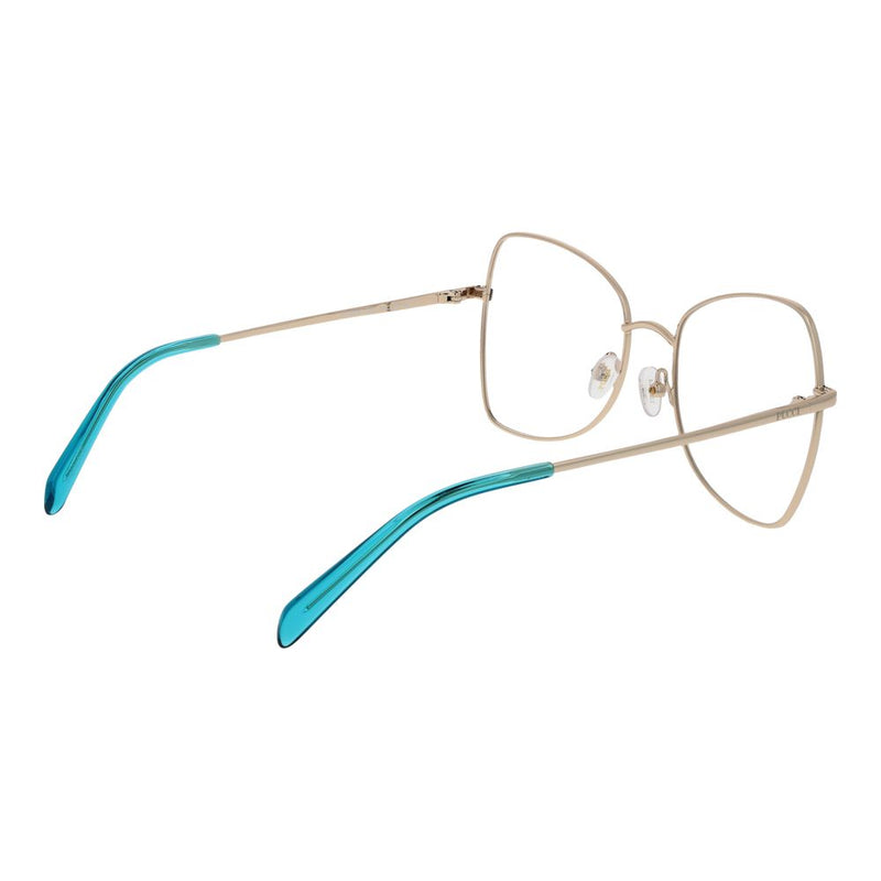 Emilio Pucci Black Women Glasses Frame - Elegant Butterfly Design