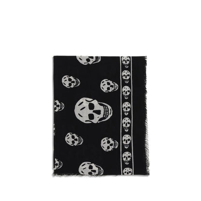 Alexander McQueen Foulard à motifs de crânes