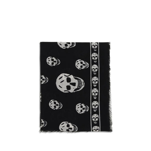 Alexander McQueen Foulard à motifs de crânes