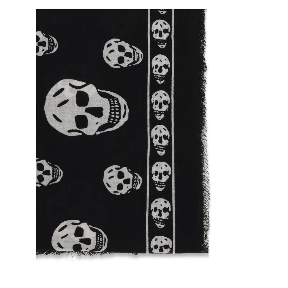 Alexander McQueen Foulard à motifs de crânes