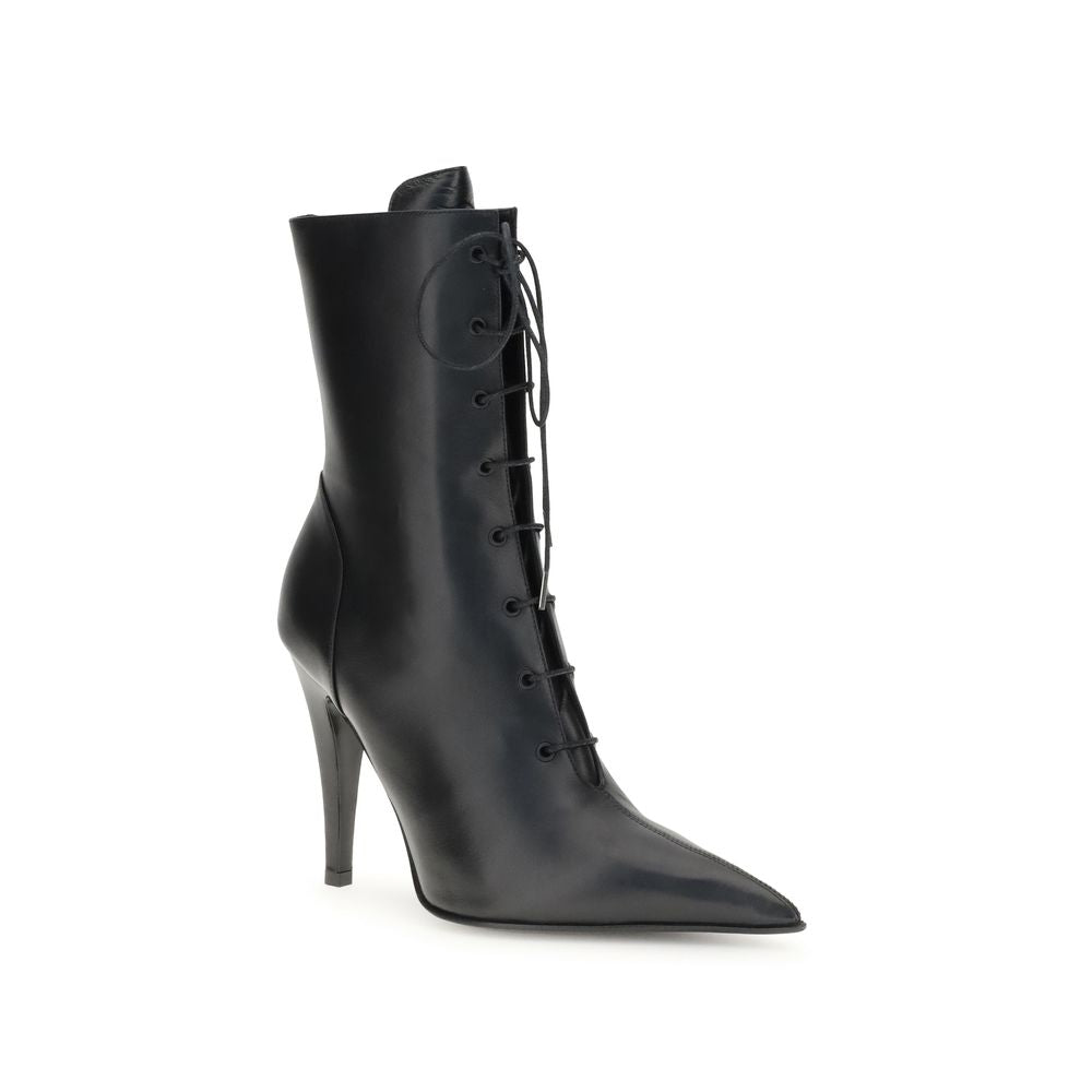 Bottes de cheville en cuir Alexander McQueen