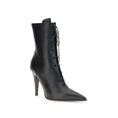 Bottes de cheville en cuir Alexander McQueen