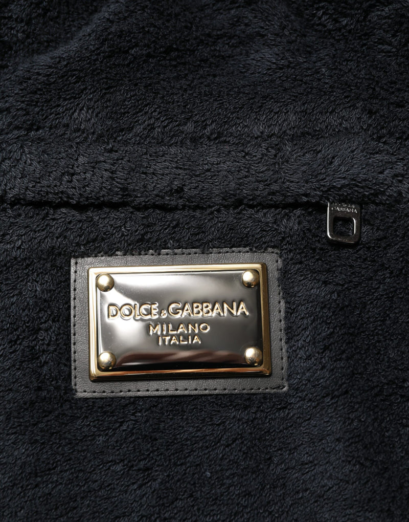 Dolce &amp; Gabbana Zwarte Katoenen Logo Heren Joggingbroek